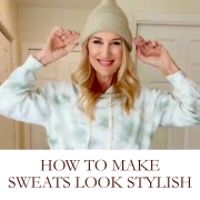 how to make sweats stylish